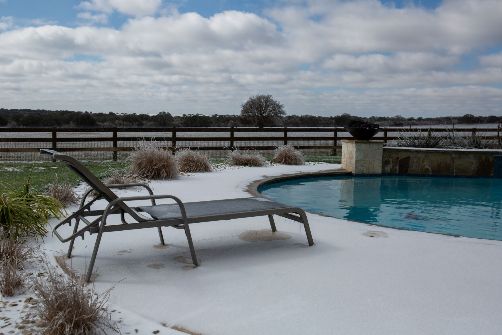 Winter storm in Goliad